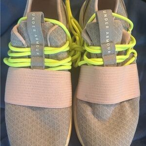 Under Armour womens Gray and Pink. Practically new.